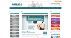 Desktop Screenshot of cuidatecv.es